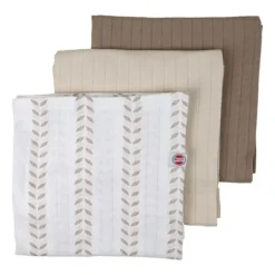 Lodger Hydrofieldoek - 3 Stuks - 70 x 70 cm - Matcha - Birch
