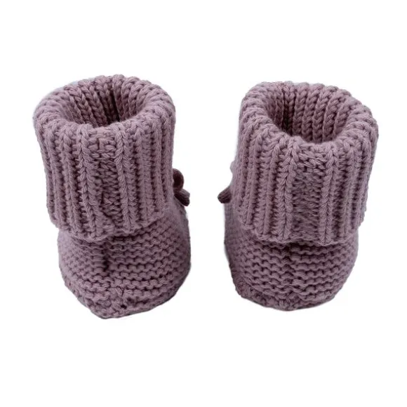 Lodger Knit Slofjes - 0-6 Mnd - Silk