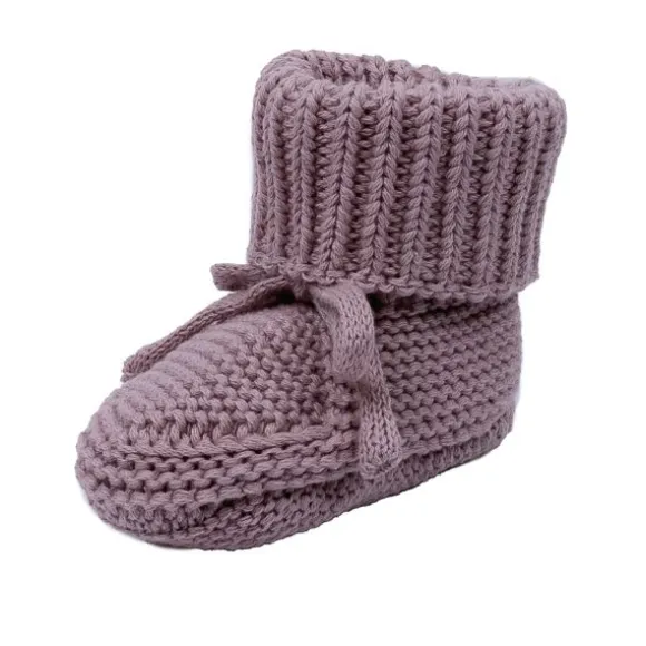Lodger Knit Slofjes - 0-6 Mnd - Silk