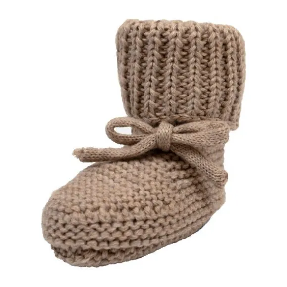 Lodger Knit Slofjes - 0-6 Mnd - Silk