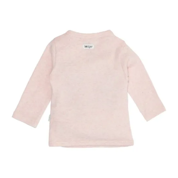 Lodger Melange Overslag Shirt - Maat 50 - Tan