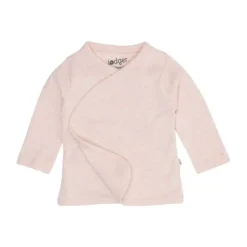 Lodger Melange Overslag Shirt - Maat 50 - Tan