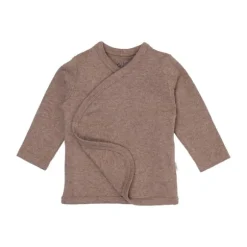 Lodger Melange Overslag Shirt - Maat 50 - Buffalo