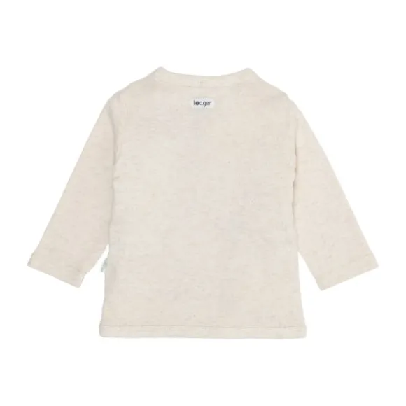 Lodger Melange Overslag Shirt - Maat 50 - Birch