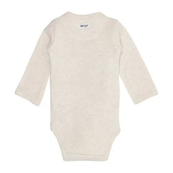 Lodger Melange Romper Lange Mouwen - Maat 56 - Birch