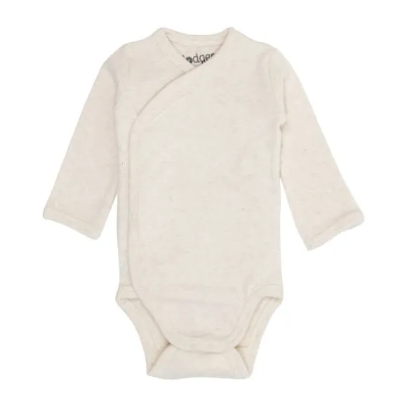Lodger Melange Romper Lange Mouwen - Maat 56 - Birch