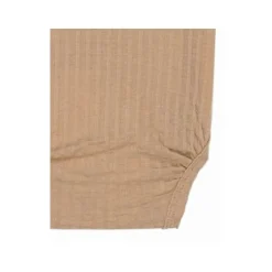 Lodger Seersucker Overslagromper - Lange Mouw - Mt. 50 - Beige