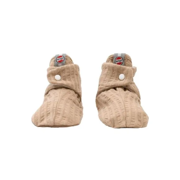 Lodger Seersucker Slofjes - 3-6 Mnd - Beige