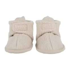 Lodger Slofjes - Teddy Fleece - Birch - 0-3M
