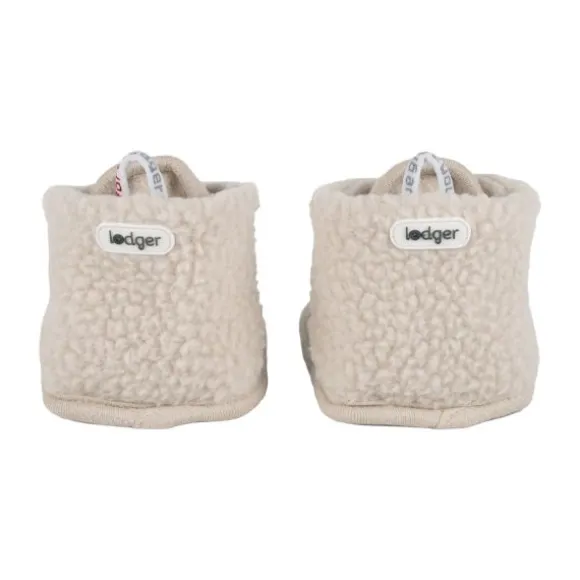 Lodger Slofjes - Teddy Fleece - Birch - 0-3M