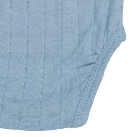 Lodger Solid Overslagromper Lange Mouw - Mt. 50 - Blue Fogg