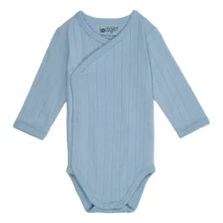 Lodger Solid Overslagromper Lange Mouw - Mt. 50 - Blue Fogg