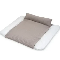 Loop Comfy Hoes voor Waskussen - Waffelpiqué - Seashell - 85x75 cm