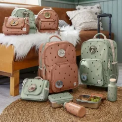 Lässig Happy Prints Lunchbox Caramel Roestvrijstaal