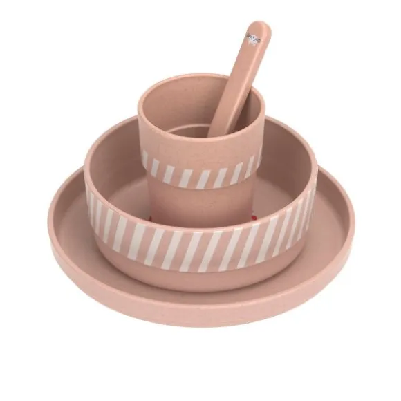Lässig Tiny Team Cat Dinerset - Roze