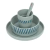 Lässig Tiny Team Dog Dinerset - Groen/Blauw
