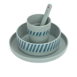 Lässig Tiny Team Dog Dinerset - Groen/Blauw