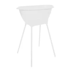 Luma Badje + Badstandaard - Almond/White