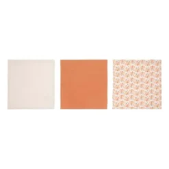 Luma Flowerfever Monddoek - Nude - 3 Stuks