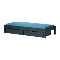 Manis-h Bed Met Opbergladen Antraciet