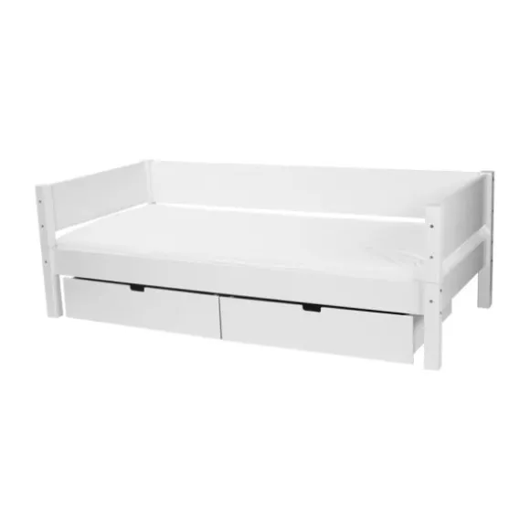 Manis-h Combinatiebed Met Lattenbodem En 2 Lades - SIF - 90x160 cm