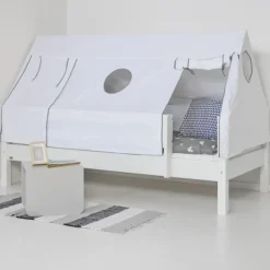 Manis-h FULLA Combinatie Huisbed Met Lattenbodem - 90 x 160 cm