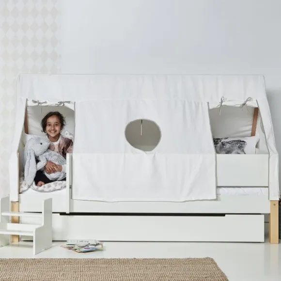 Manis-h FULLA Combinatie Huisbed Met Lattenbodem - 90 x 160 cm
