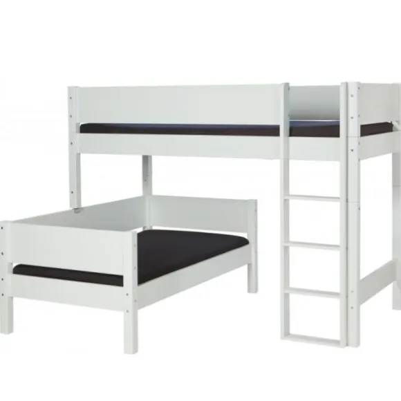 Manis-h GLEN Middenhoog Combi-Bed Met Lattenbodem - 90 x 160 cm