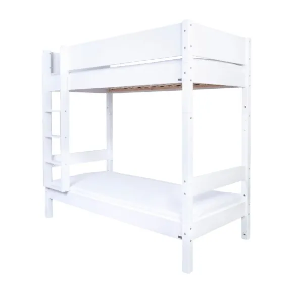 Manis-h MAIA Combinatie Hoog Stapelbed Met Lattenbodem - 90 x 200 cm