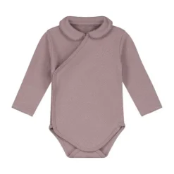 Mats & Merthe Charlotte Romper met Lange Mouwen - Rose - 6 Mnd