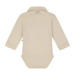 Mats & Merthe Lasse Romper met Lange Mouwen - 6 Mnd - Taupe