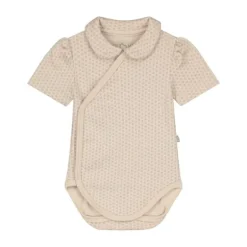 Mats & Merthe Nova Basic Lace Body - Mt. 50/56 - Short Sleeve - Buttermilk Taupe