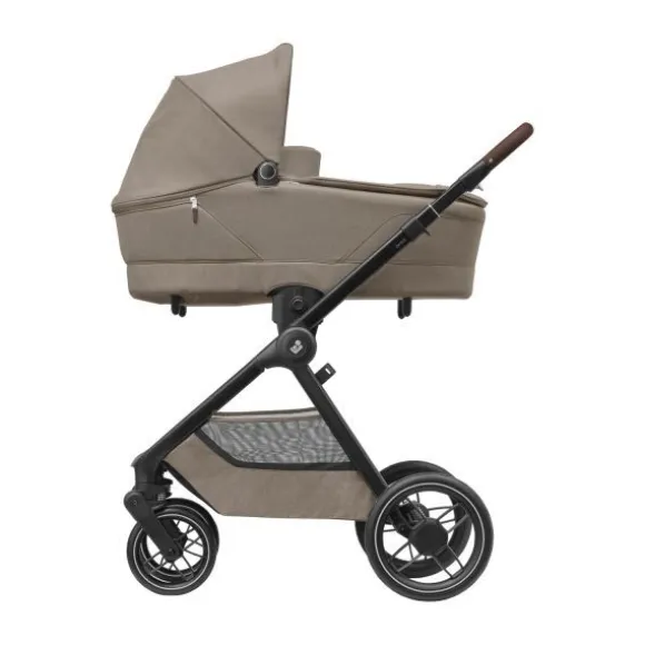 Maxi-Cosi Oxford+ Kinderwagen 3-in-1 - Twillic Graphite | Maxi-Cosi Pebble S Autostoeltje - Tonal Black