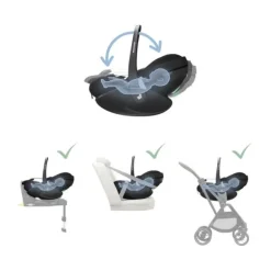 Maxi-Cosi Pebble 360 Pro 2 Autostoeltje - Twillic Graphite