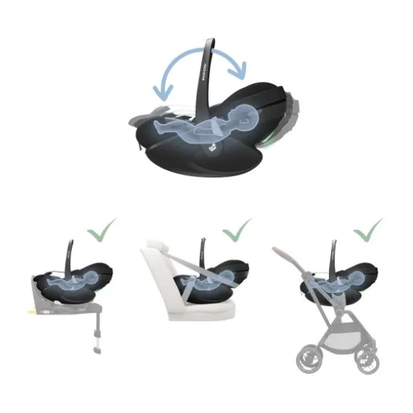 Maxi-Cosi Pebble 360 Pro 2 Autostoeltje - Twillic Graphite