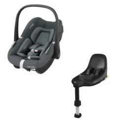 Maxi-Cosi Pebble S Autostoeltje - Tonal Black | Maxi-Cosi FamilyFix S