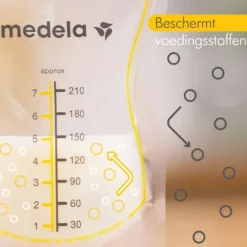 Medela Moedermelkbewaarzakjes met schenktuit - 210 ml - 25 stuks