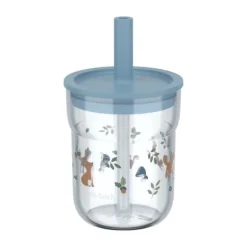 Mepal Little Farm Kinderglas Met Rietje Mio - 250 ml