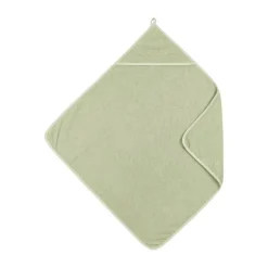 Meyco Baby Popcorn Badcape - 75 x 75 cm - Soft Olive