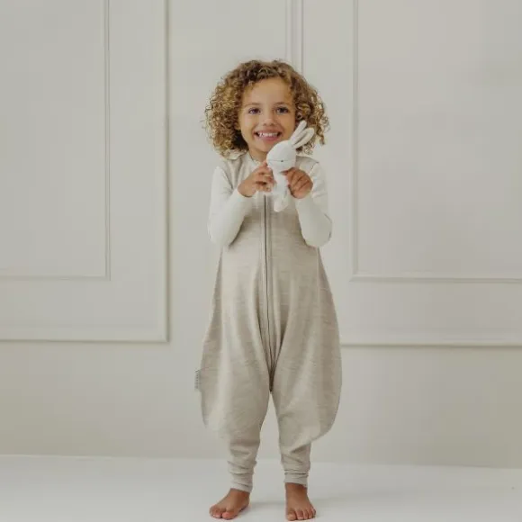 Meyco Baby Slaapzak Jumper - Studio - Merinowol Sand Melange - 92 cm
