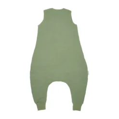Meyco Baby Slaapzak Jumper Winter Hydrofiel Uni Pre-Washed Olive Green 80 cm