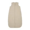 Meyco Baby Uni Baby Slaapzak Gevoerd - 90 cm Pre-Washed hydrofiel - Sand