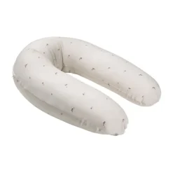 Meyco Baby Uni Relaxhoes Voedingskussen - Pre-Washed Hydrofiel - Soft Olive