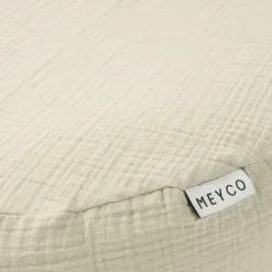 Meyco Baby Uni Relaxhoes Voedingskussen - Pre-Washed Hydrofiel - Soft Olive