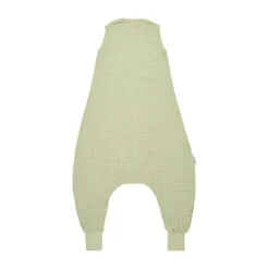 Meyco Baby Uni Zomer Slaapoverall Jumper - 104 cm - Pre-Washed Hydrofiel - Soft Olive