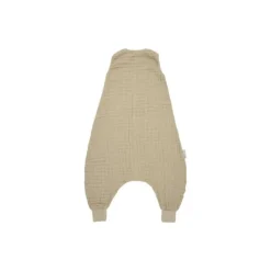 Meyco Baby Uni Zomer Slaapoverall Jumper - 104 cm - Pre-Washed Hydrofiel - Soft Olive