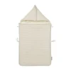 Meyco Baby Wafel Teddy voetenzak - nature - 40x82cm