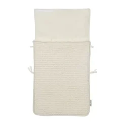 Meyco Baby Wafel Teddy voetenzak - nature - 40x82cm