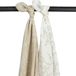 Meyco Branches Swaddle Sand 2 Stuks