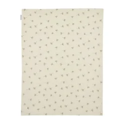 Meyco Deken Borduur Pre-Washed - Ginkgo - Soft Sand - 100 x 150 cm